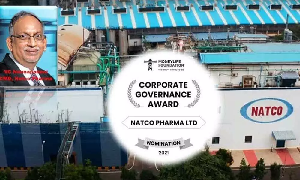 Natco, Thejo bag corp governance award