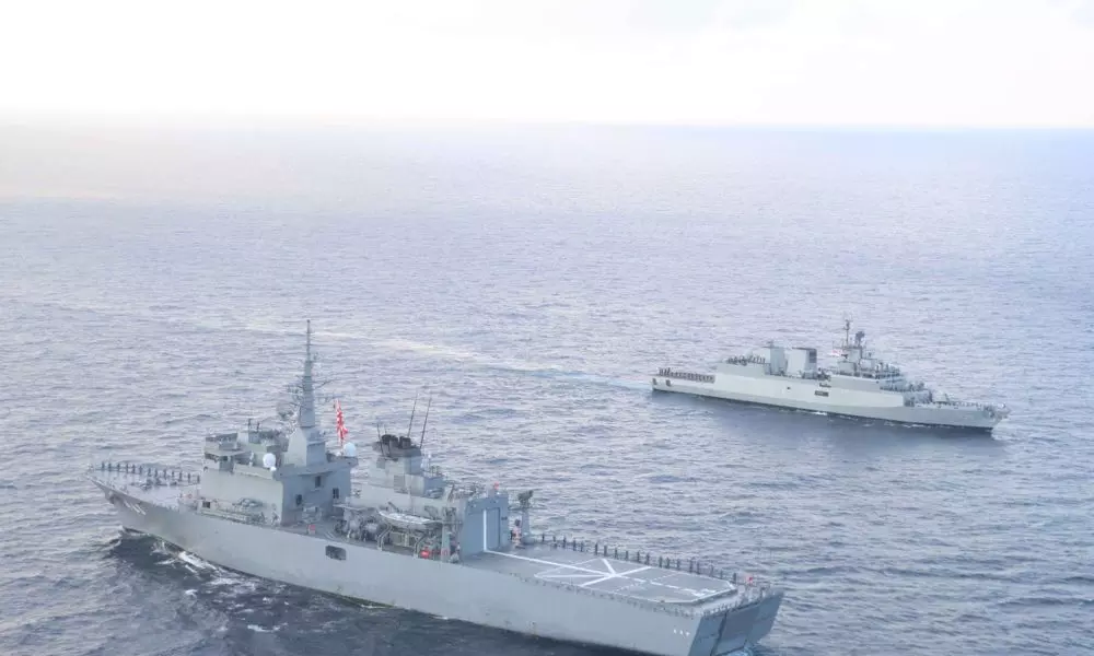 Indian Navys joint exercise with Japan ends in Bay of Bengal