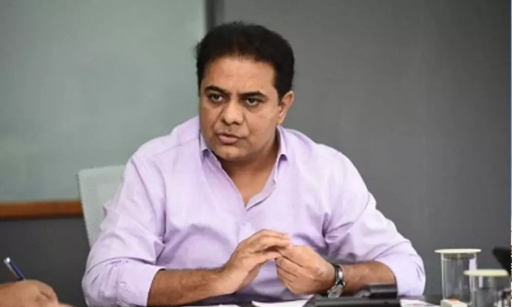 Minister for Industries and Commerce KT Rama Rao