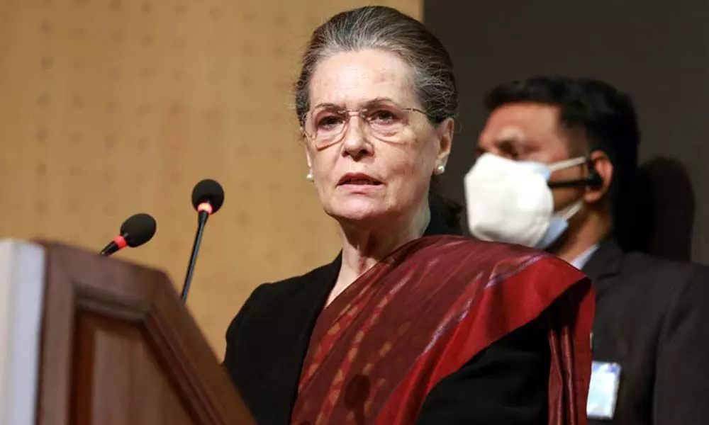 Congress president Sonia Gandhi
