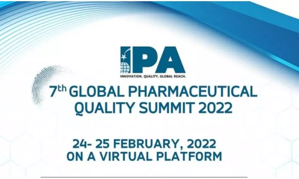 IPA holds 7th global pharma quality summit; focus is on sustainability