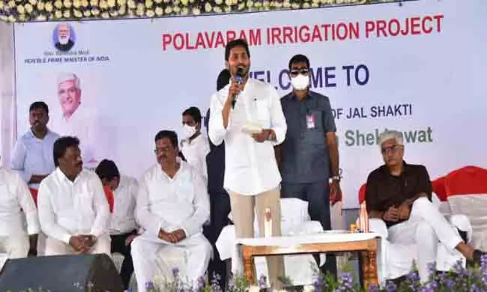 Shekhawat, Jagan promise support to Polavaram displaced families