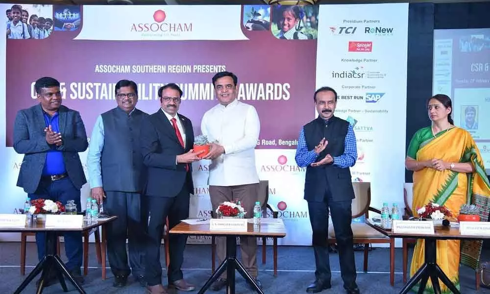 Assocham honours Rusen Kumar for notable role in CSR