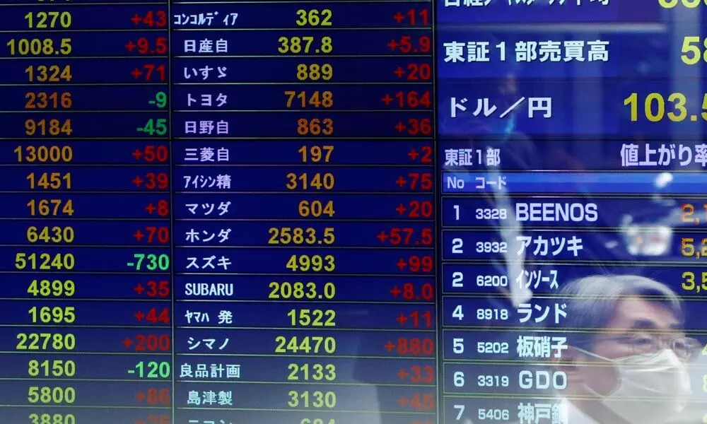 Asian stocks slip on inflation fears