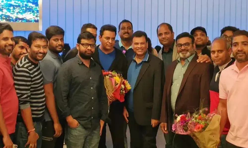 KTR gets warm welcome in US