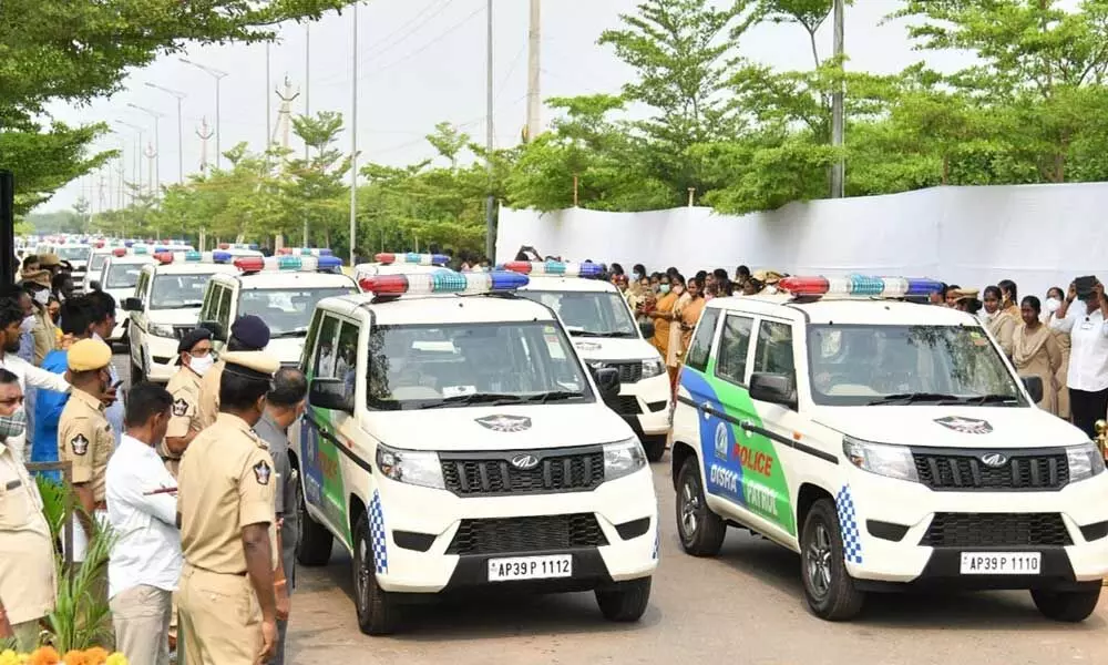 Jagan flags off Disha patrol vehicles