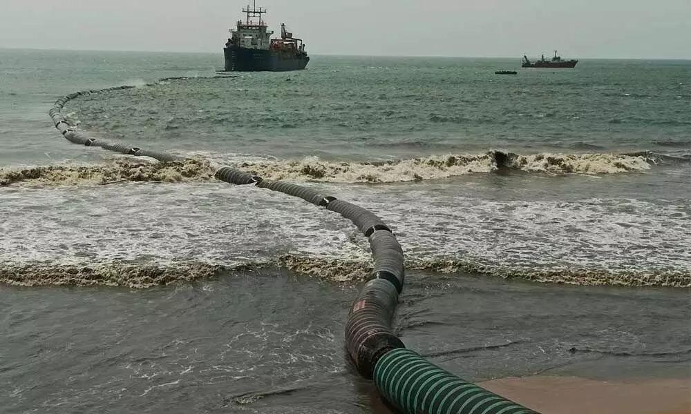 Vizag Port launches exercise to nourish eroded beaches