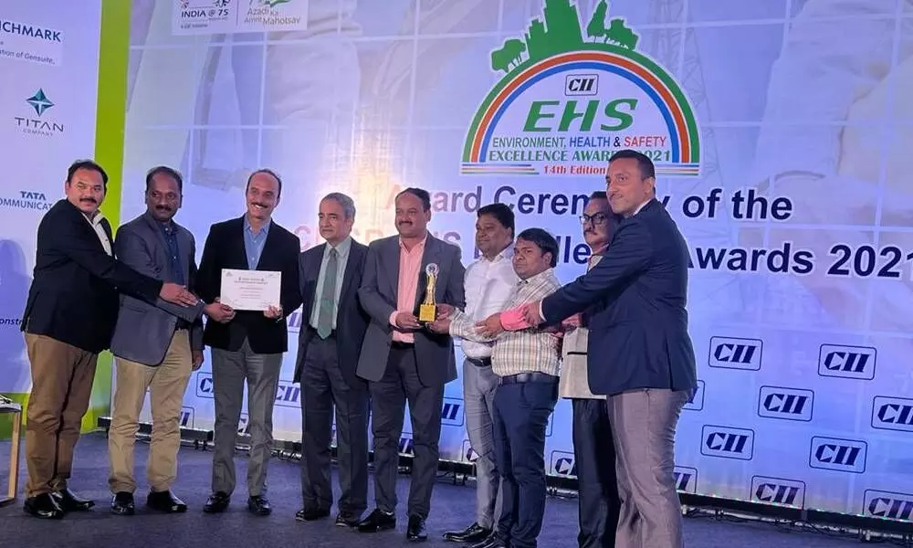 Amara Raja Batteries ltd bags Gold at CII EHS awards Amara Raja Batteries ltd bags Gold at CII EHS awards