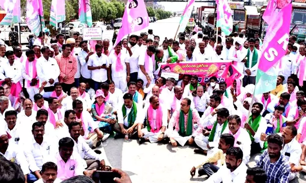 Paddy procurement: TRS blocks National Highways