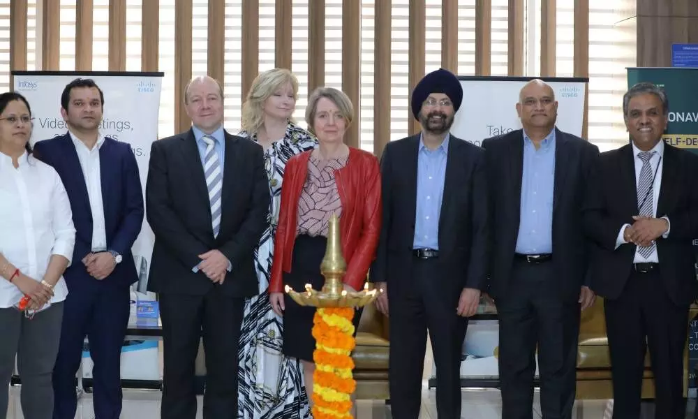 Rolls-Royce and Infosys senior leadership team inaugurate joint Aerospace Engineering & Digital Innovation Centre