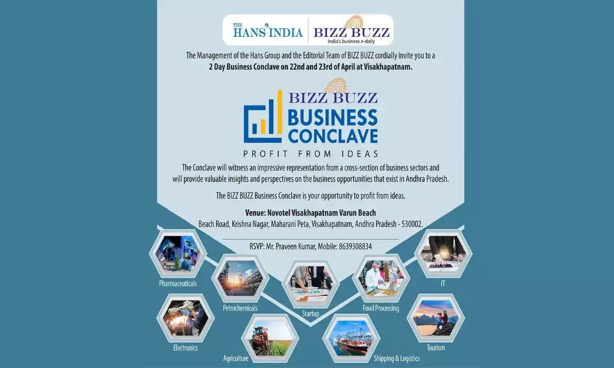 Bizz Buzz Business Conclave – unleash your entrepreneurial journey – April 22-23, Vizag