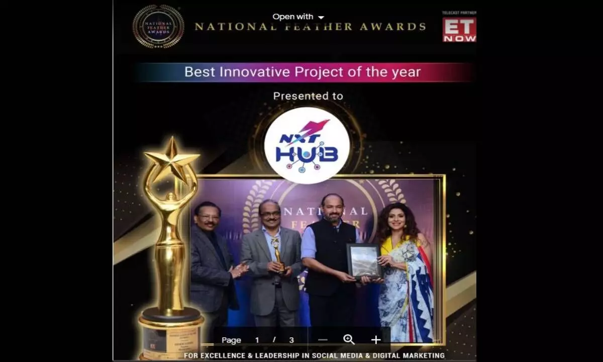 NXTDigital bags “Best Innovative Project” award