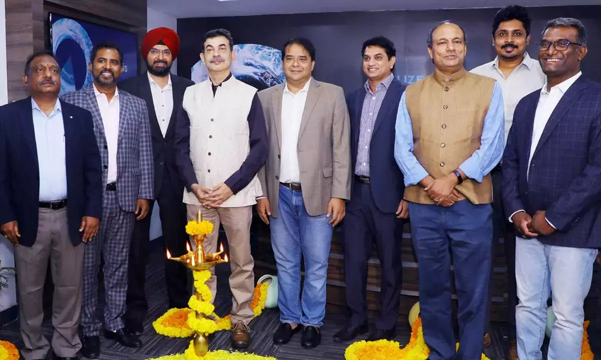 Jayesh Ranjan, Telangana Principal Secretary, IT&C, at the inauguration of the QualiZeal, India Delivery Centre in Hyderabad