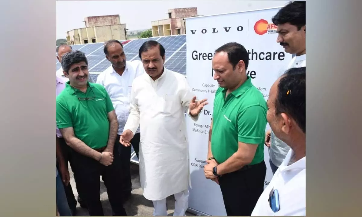 Volvo Car India sets up 10-KW solar plant at Jewar health centre