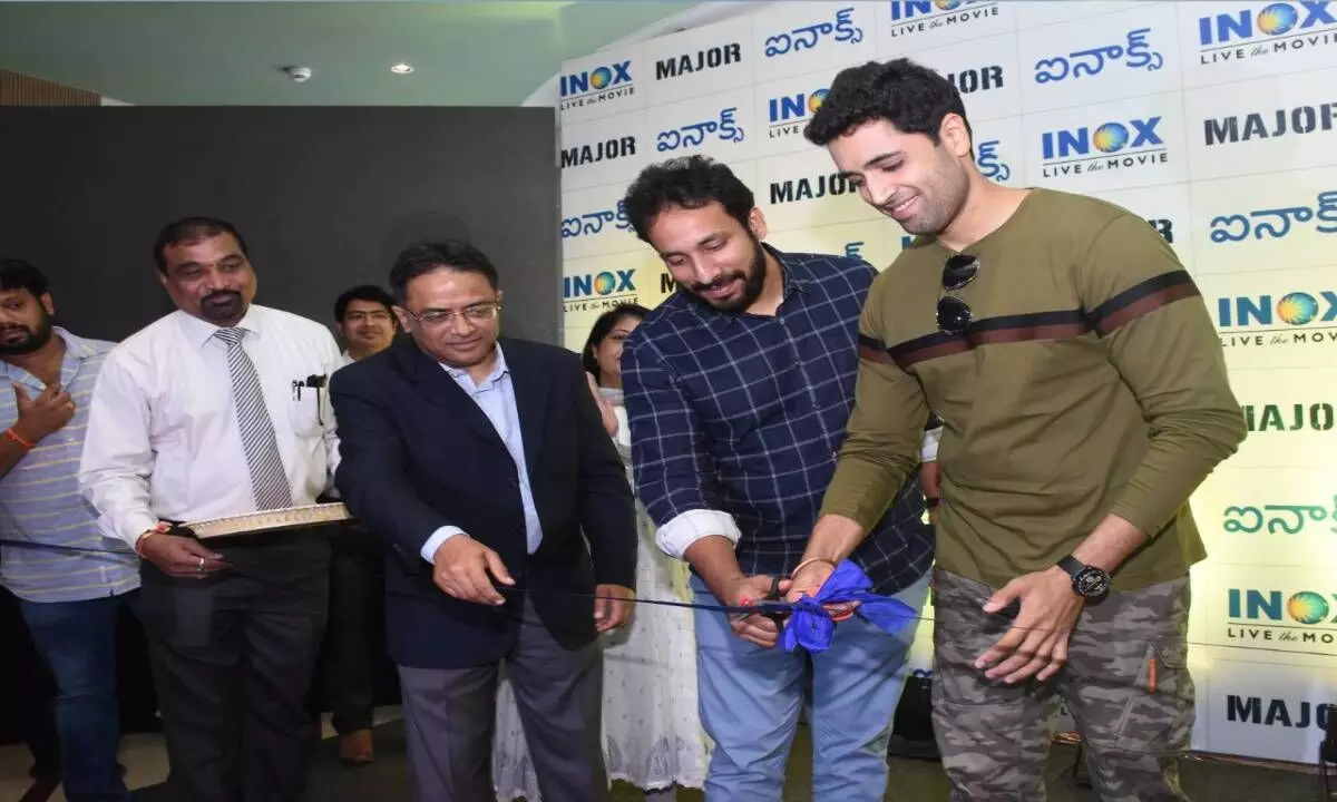 Adivi Sesh opens INOXs 4th multiplex in Hyderabad