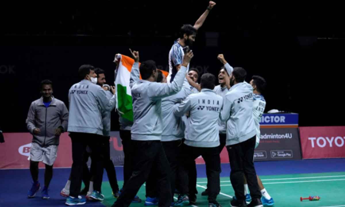 India stun Indonesia 3-0 to win Thomas Cup