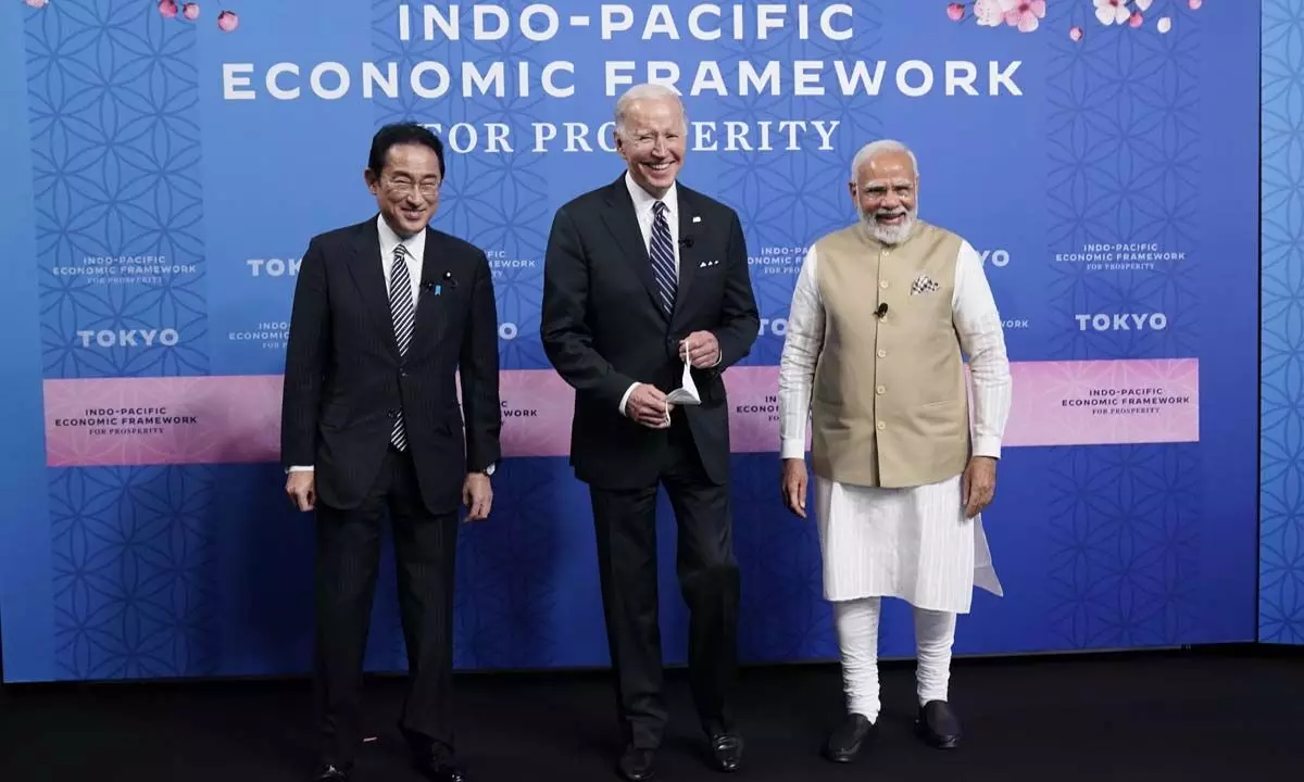 Biden unveils Indo-Pacific trade deal, warns over inflation