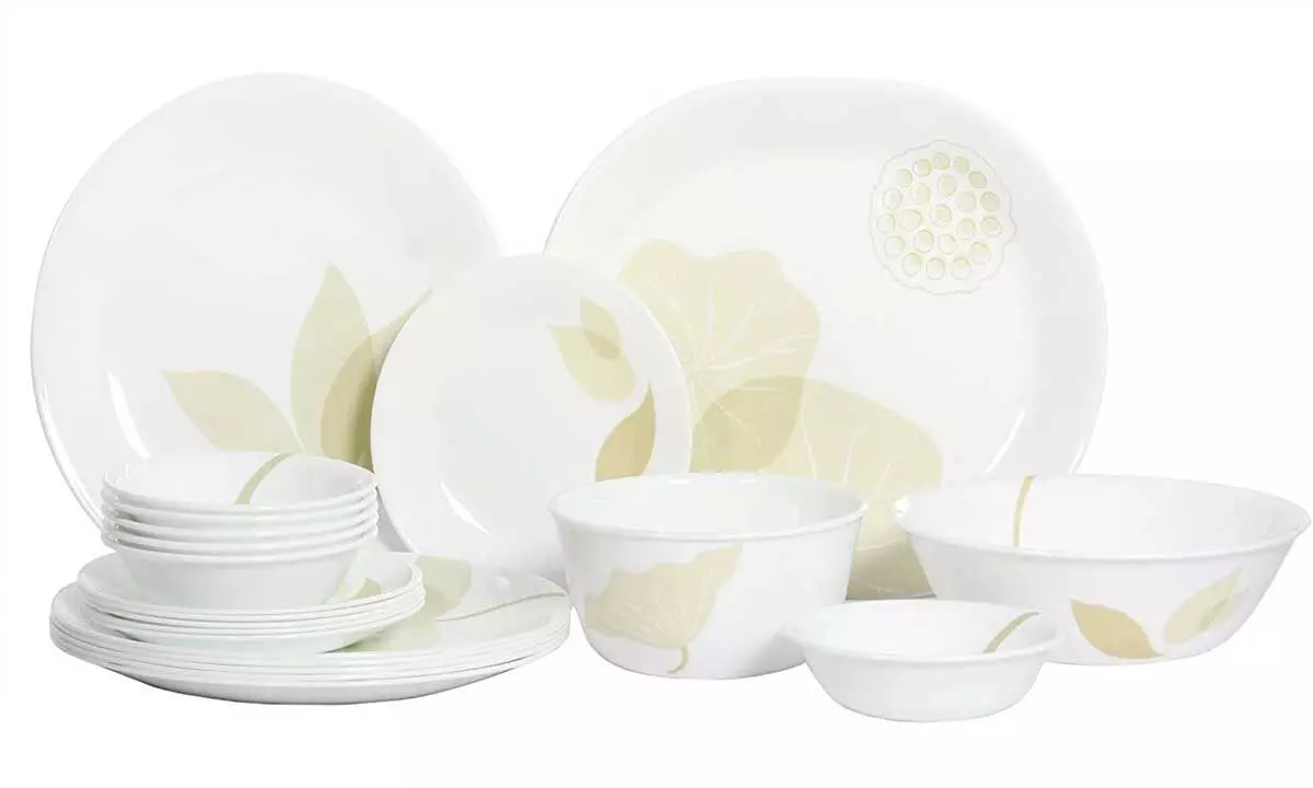 Corelle India launches gold rim dinnerware Corelle India launches gold rim dinnerware