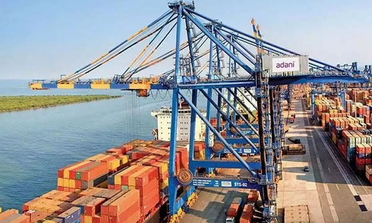 Adani Ports handles a record 100 mmt cargo in just 99 days Adani Ports handles a record 100 mmt cargo in just 99 days