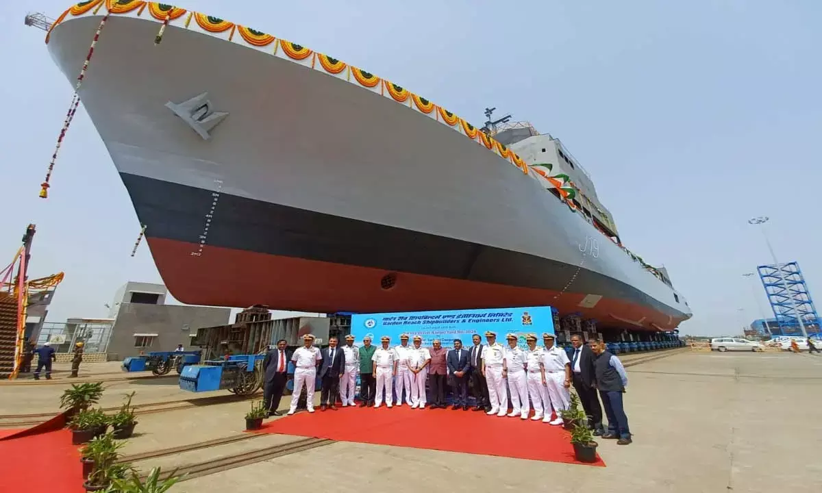 Navy launches survey vessel Nirdeshak