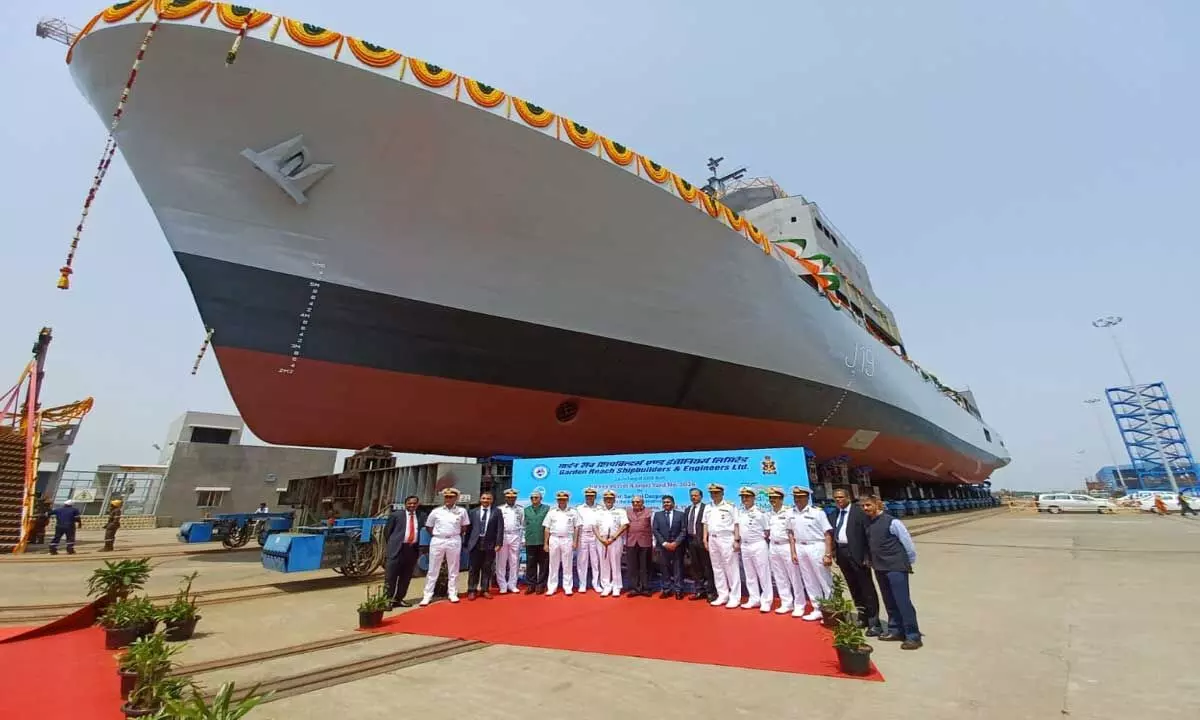 Navy launches survey vessel Nirdeshak