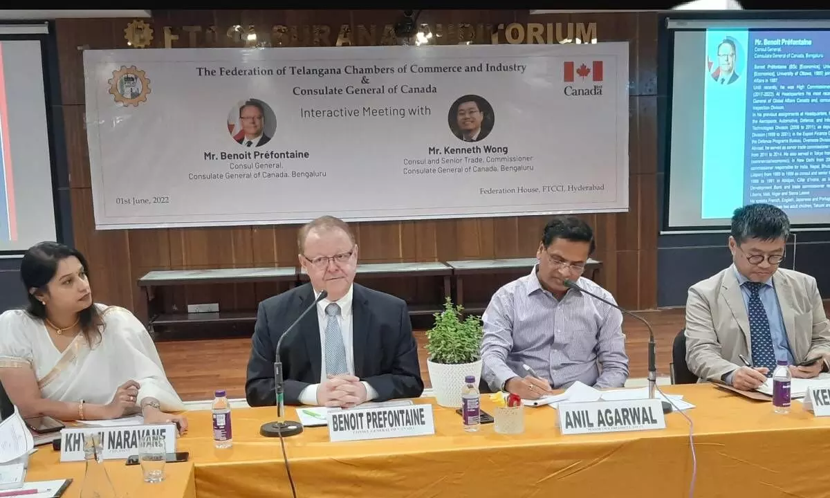 FTCCI pitches Canadian investors to invest in Telangana FTCCI pitches Canadian investors to invest in Telangana