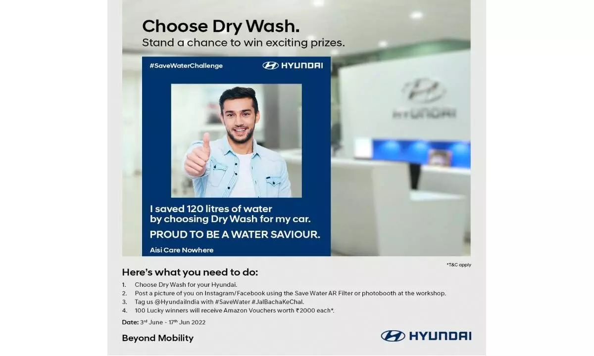 Arsh Hyundai launches sustainable dry wash initiative