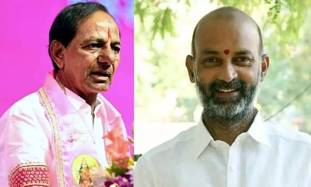 State BJP chief served notice for derogatory skit against KCR
