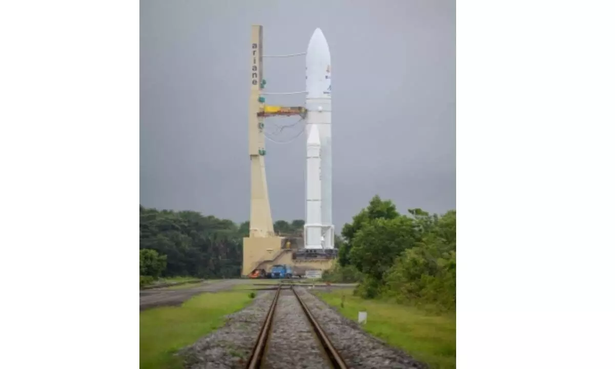 Indian communication satellite to be launched by Arianespace on Wednesday