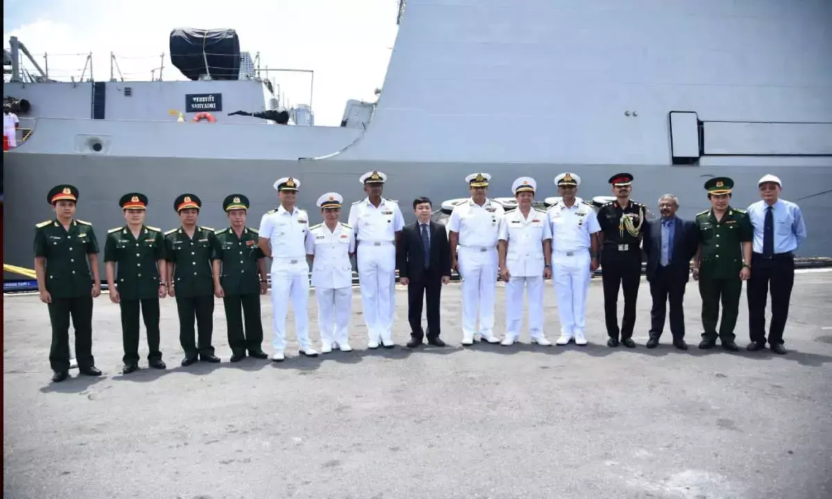 Indian Navy Eastern Fleet Ships visit Vietnam