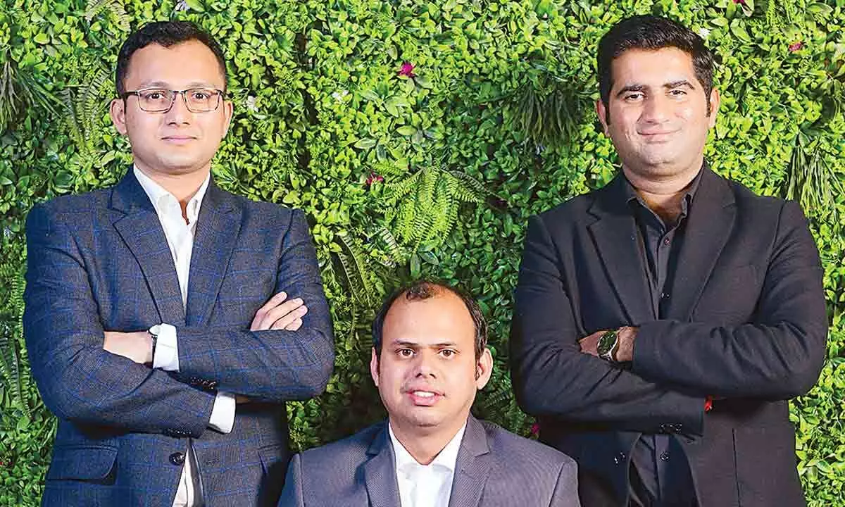 (L-R) Abhishek Negi, Uttam Singh & Aditya Aingh, Founders, Eggoz