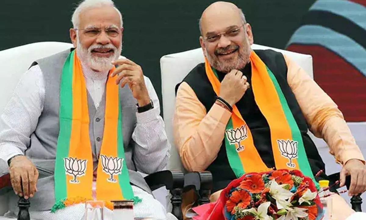 Prime Minister Narendra Modi and Amit shah