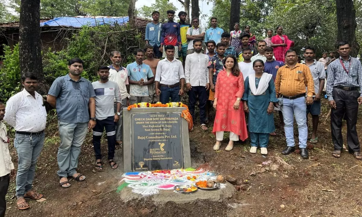 Avener Capital builds check dam in Palghar to supply water for 2000 villagers