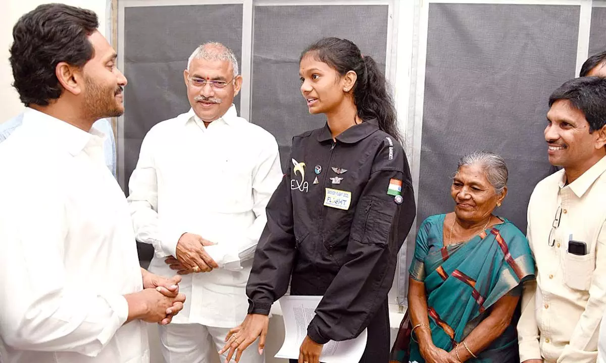 Jagan pledges support to aspiring pilot-astronaut