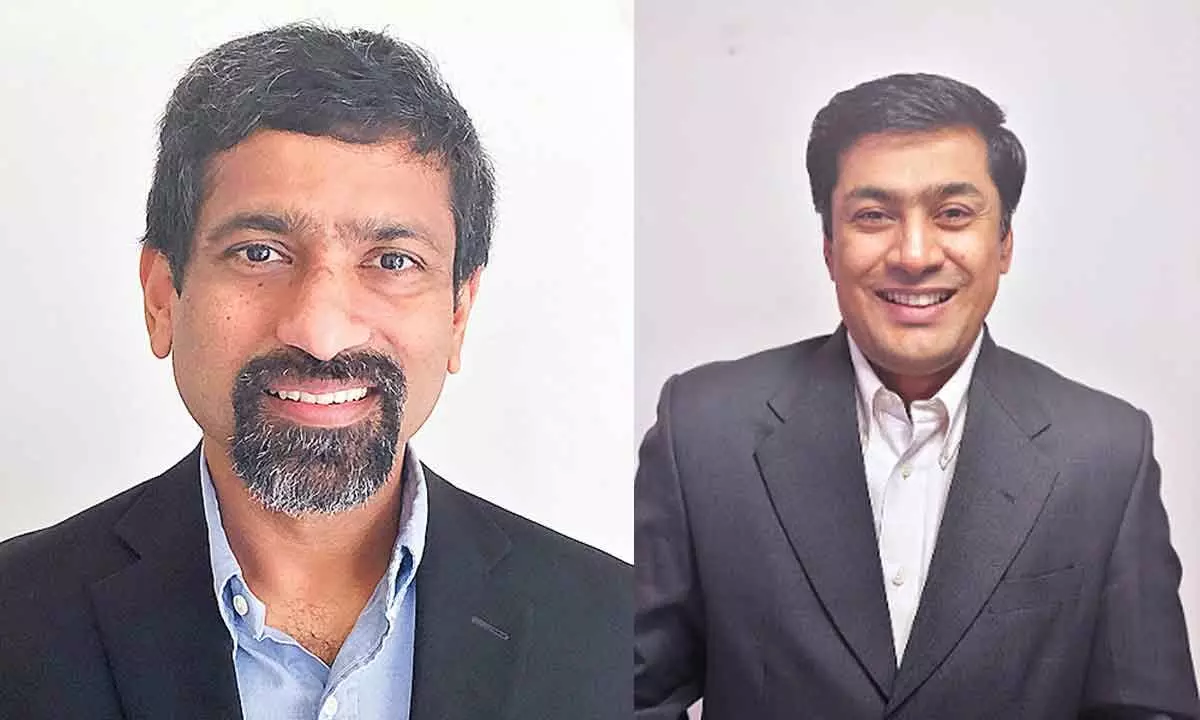 Joseph Anantharaju, CEO – Product Engineering Services (PES); Venkatraman Narayanan, executive vice-chairman