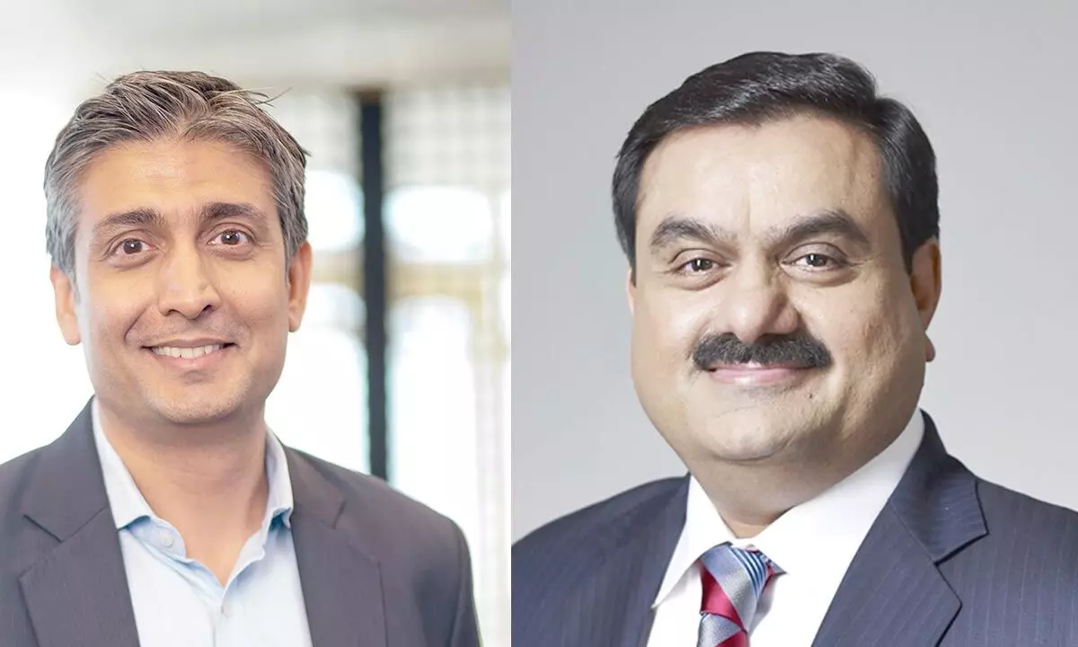 Rishad Premji and Gautam Adani