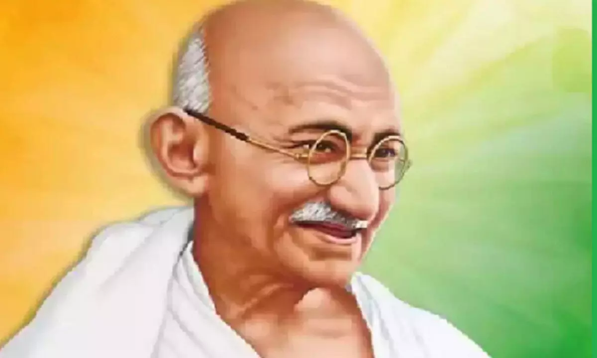 What was Gandhi’s take on convention of standing up when National Anthem sung?
