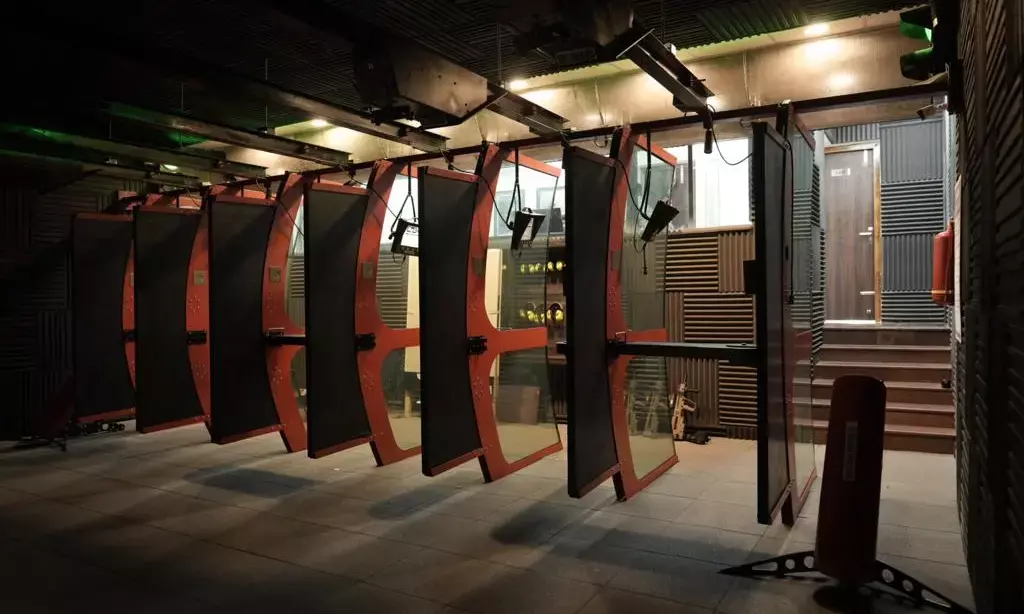 Composite Indoor Shooting Range set up at INS Karna in 120 days