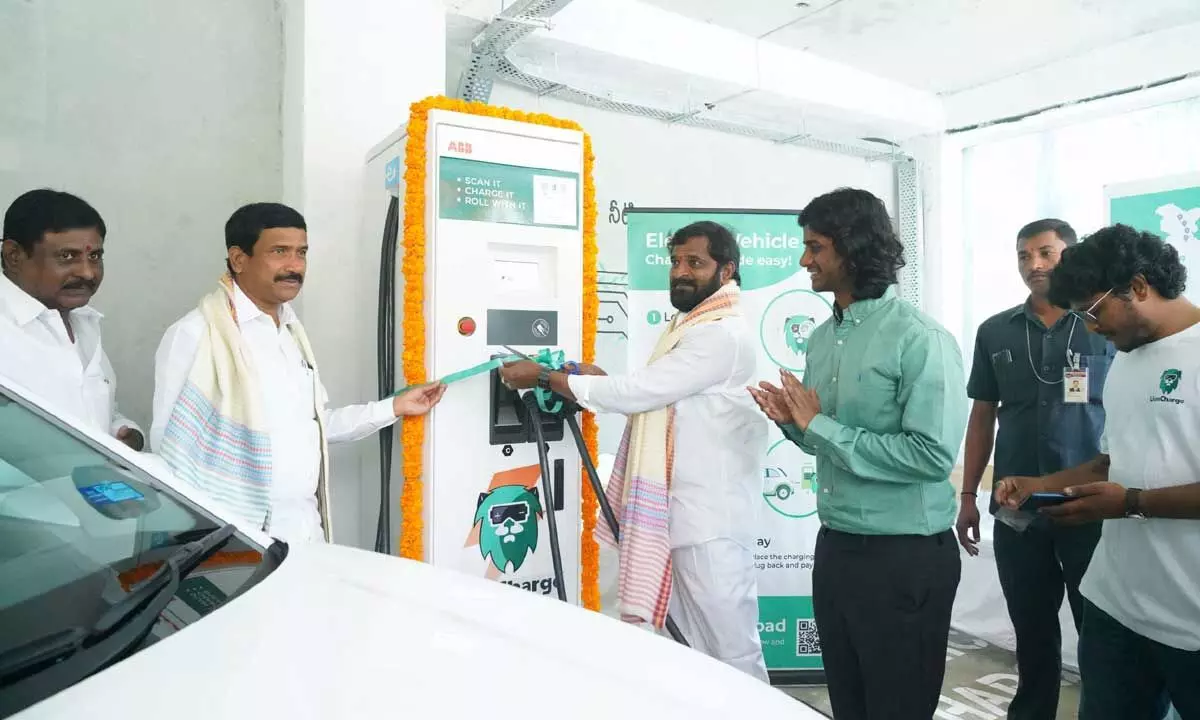 LionCharge opens EV charging hub in Hyd