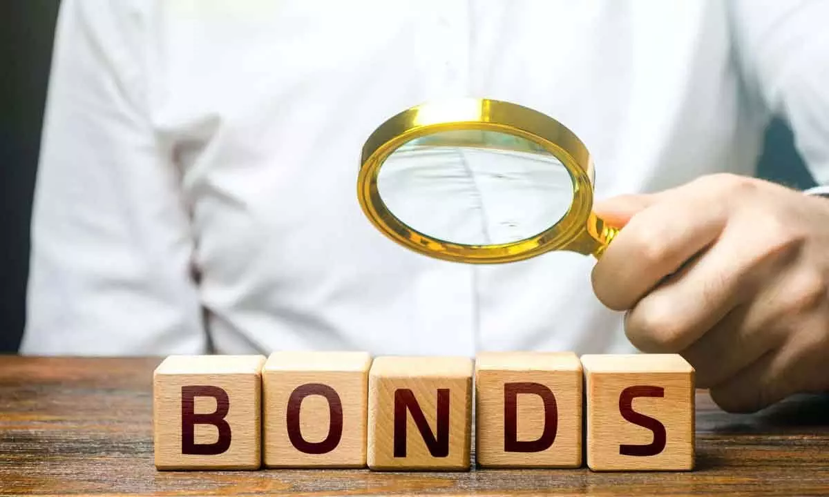 Bond yields declining