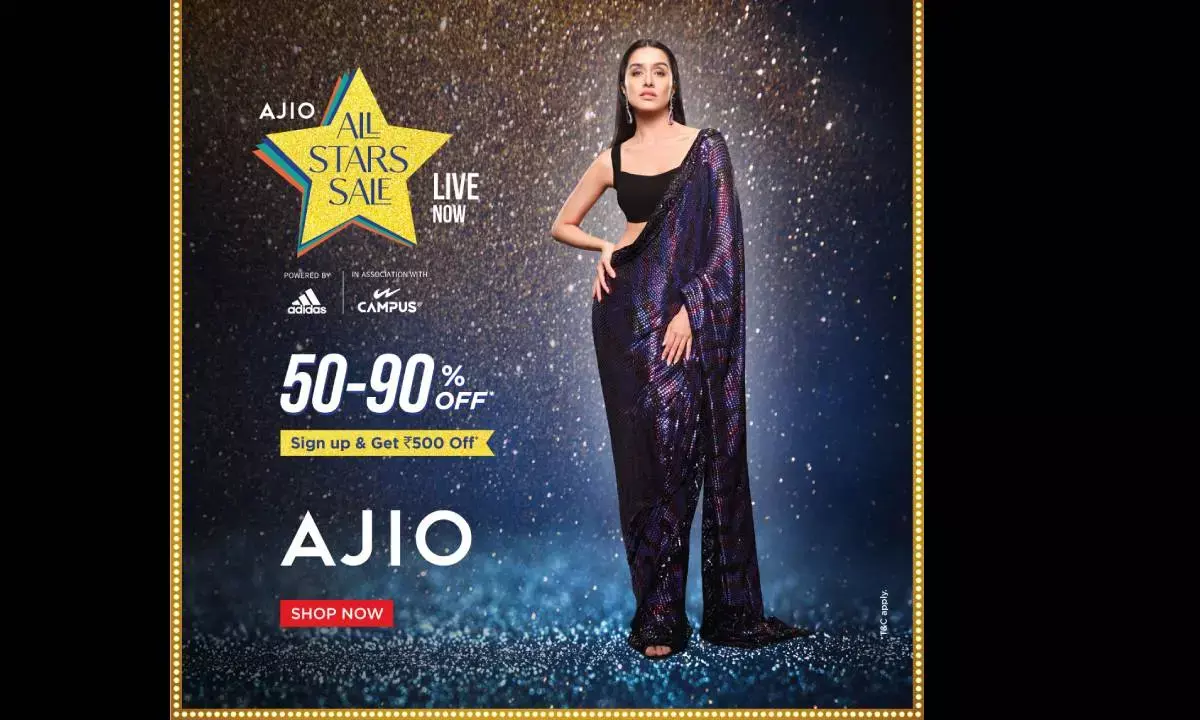 AJIO’s all stars sale ends on 25 Sep