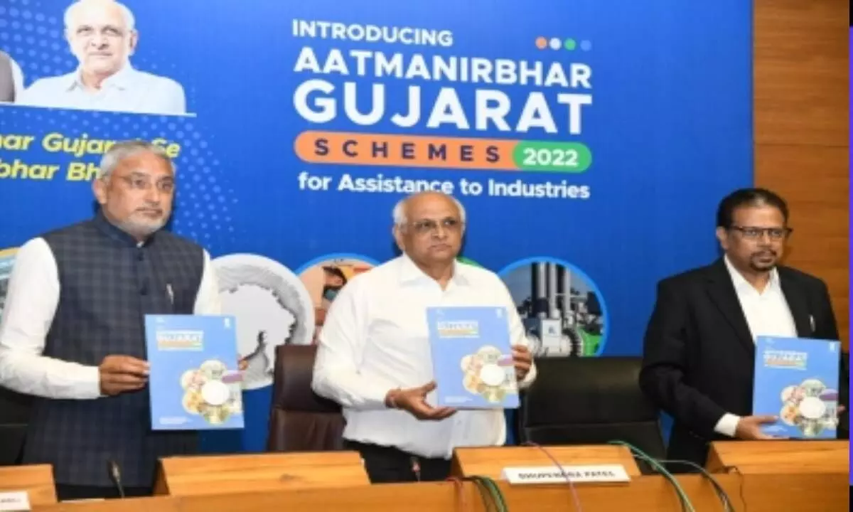 Gujarat CM launches schemes for assistance to industries