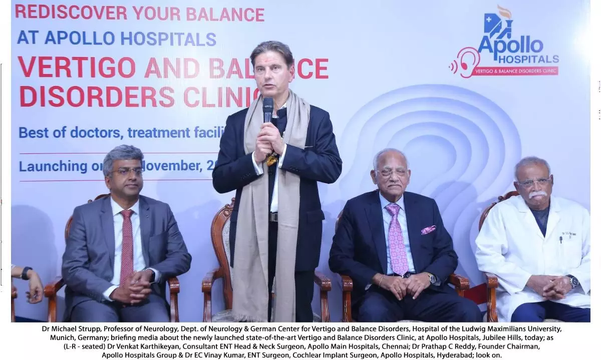 Apollo Hospitals opens Vertigo & Balance Disorder Clinic