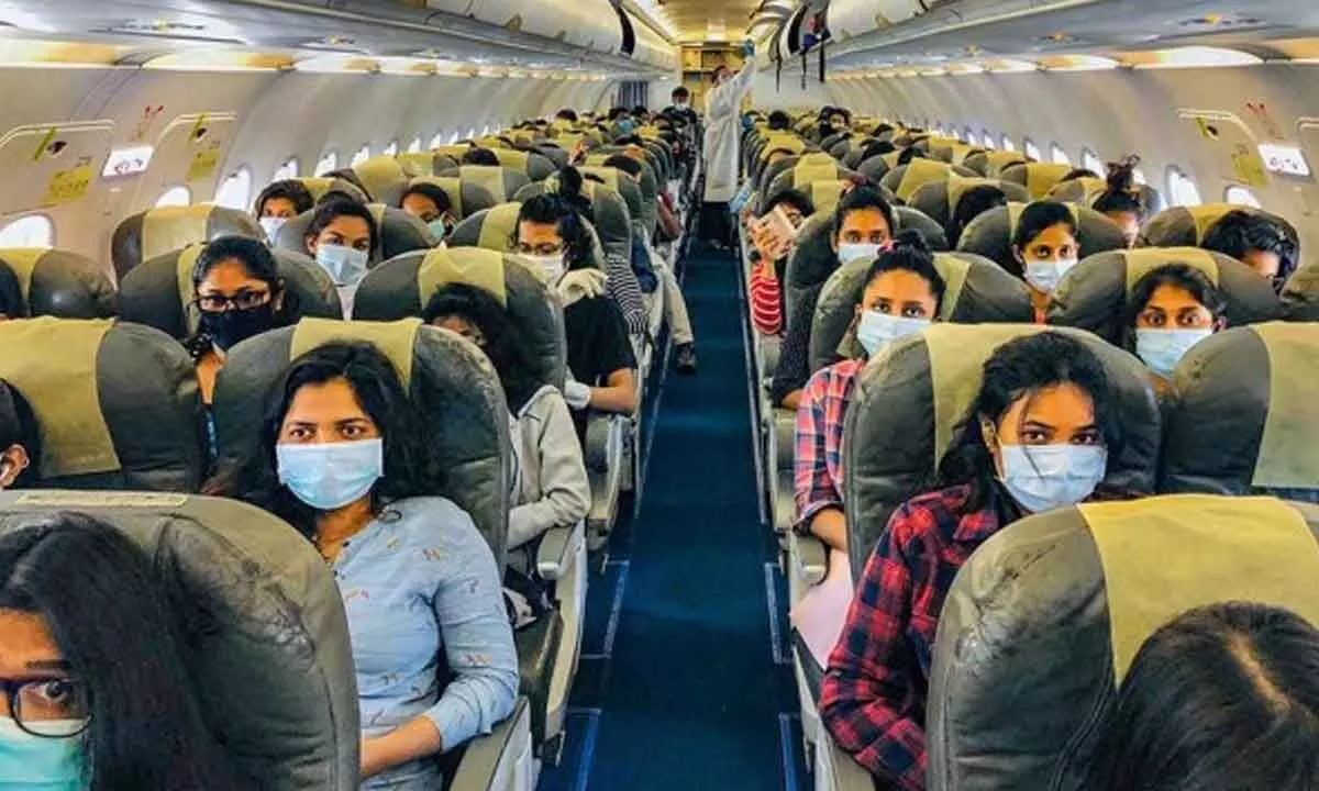 Mask-free air travel back now