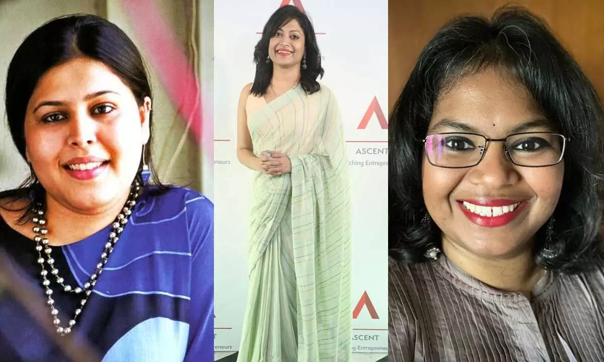 Bhavika Shah,  Archanna Das and Sneha Redla