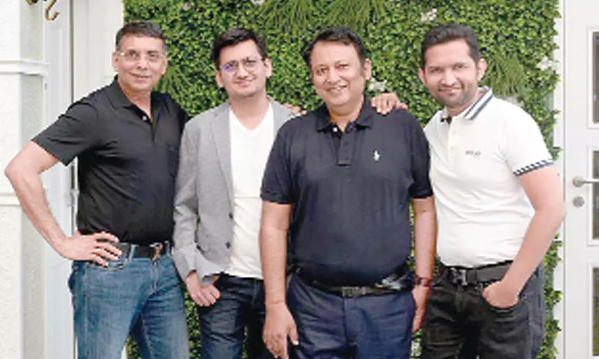 L-R Anil Jain, Gaurav Jain, Dr Apoorva Ranjan Sharma and Anuj Golecha L-R Anil Jain, Gaurav Jain, Dr Apoorva Ranjan Sharma and Anuj Golecha