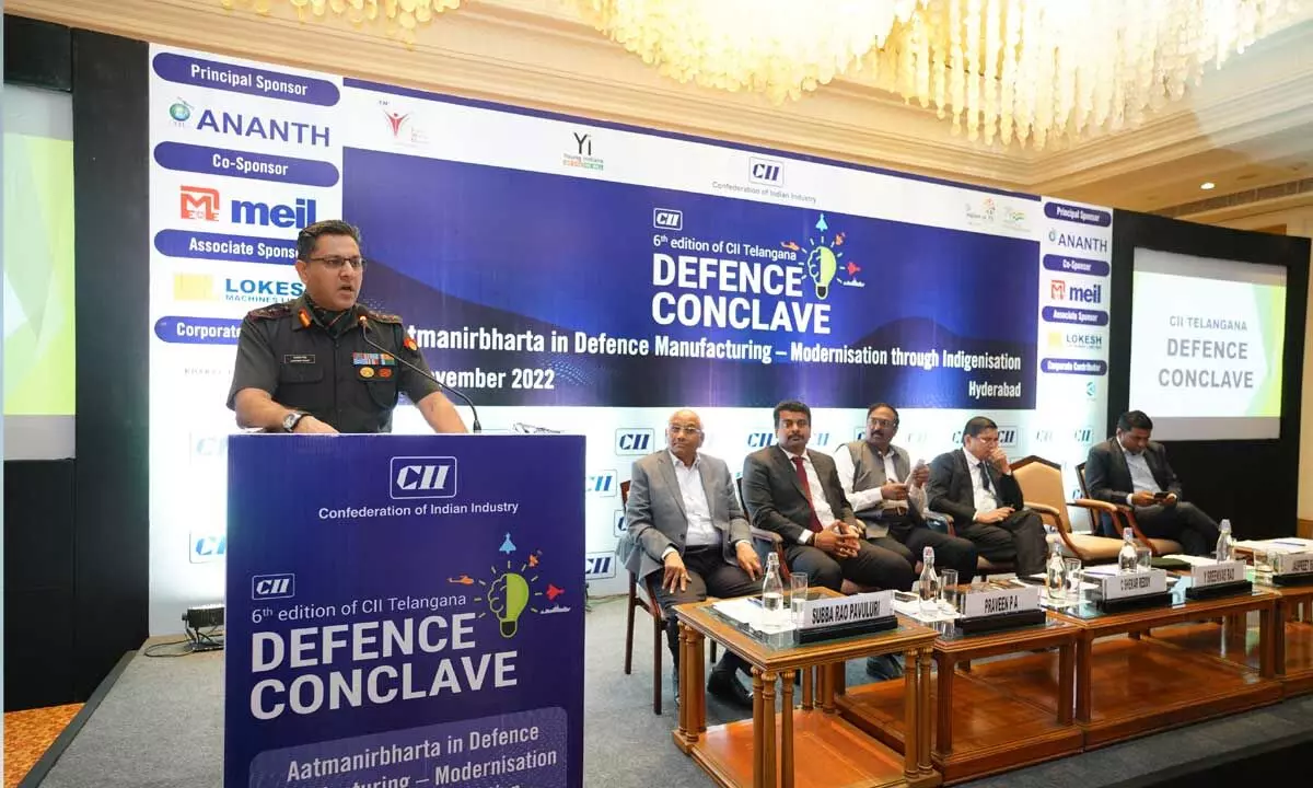 Col. Jaspreet Singh at Defence Conclave