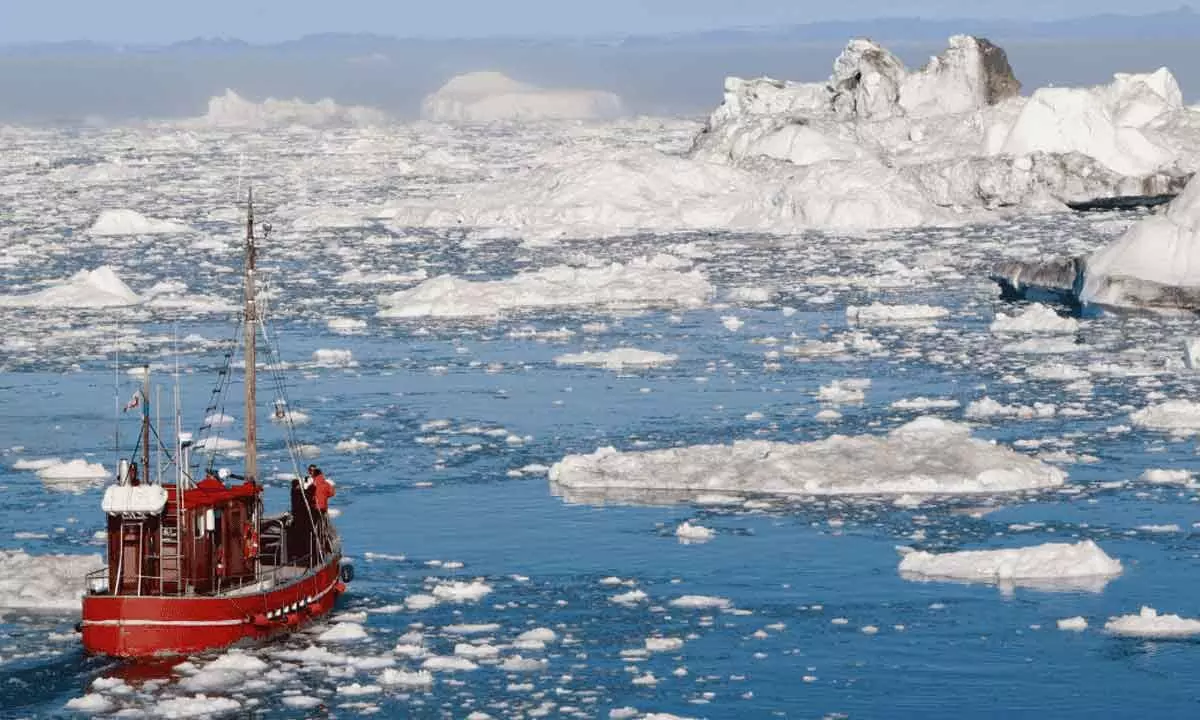 Melting Arctic ice could open up new shipping routes Melting Arctic ice could open up new shipping routes