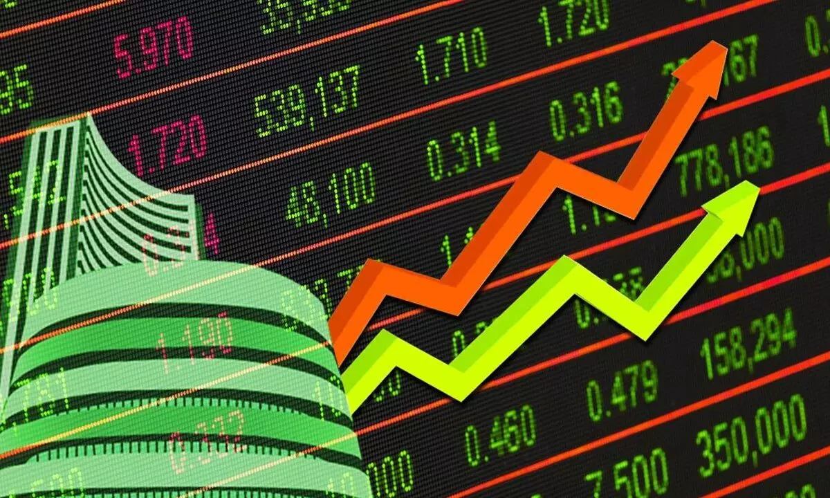 Mkts at record highs on favourable macro data