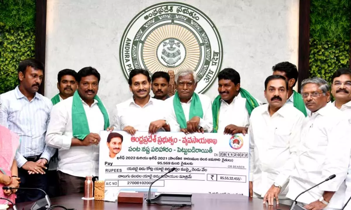 AP CM Jagan transfers Rs. 200 cr to farmers